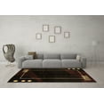 thumbnail image 3 of Ahgly Company Indoor Rectangle Oriental Brown Modern Area Rugs, 2' x 4', 3 of 4