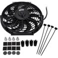 thumbnail image 1 of 12 Inch Universal Electric Slim Fan Push Pull Radiator Engine Cooling Fan Mount Kit 12v Auto Ventilation Fan 2250rpm Car Exhaust Radiator With Mount K, 1 of 5