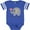 Football Blue and White, variant on Inktastic Loved by Grandma Cute Grandchild Boys or Girls Baby Bodysuit
