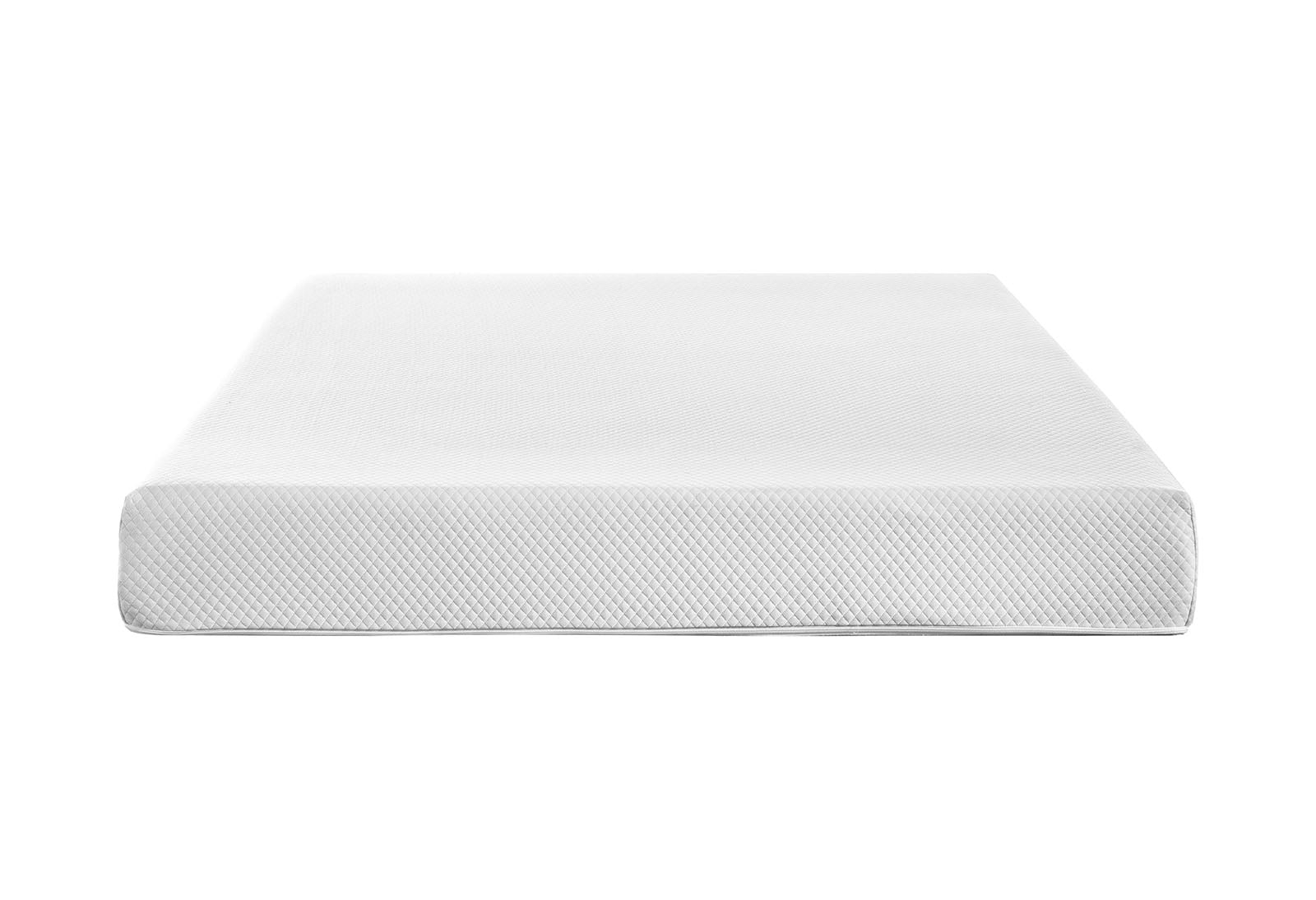 Modern Contemporary Urban Design Bedroom 8inch King Size Mattress, White, Fabric