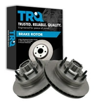 TRQ Front Brake Rotors Set Vented Fits Select 1994-1999 Dodge Ram 2500