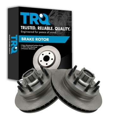 TRQ Front Brake Rotors Set Vented Fits Select 1994-1999 Dodge Ram 2500