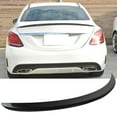 thumbnail image 3 of Ikon Motorsports Compatible with 15-20 W205 Sedan AMG Trunk Spoiler Painted #183 Magnetitschwarz Metallic, 3 of 7