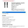 thumbnail image 2 of Front Strut Assembly Kit - Compatible with 2015 - 2018 Ford Edge 2016 2017, 2 of 2