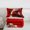 Red Green White, variant on Manfei Cute Santa Claus Bedding Comforter Set for Boys Girls, Happy New Year Twin Comforter Sets, Red Christmas Bedding Set, Super Cozy Room Decor Reversible 2 Pieces