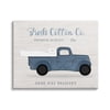 Stupell Industries Fresh Cotton Co. Vintage Blue Truck Toilet Paper, 48 x 36, Design by Natalie Carpentieri