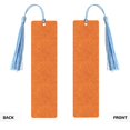 thumbnail image 2 of Kdxio Orange Glitter Print Metal Tassel Bookmarks,Perfect Gift for Art Lovers and Bookworms Metal Bookmarks for Women, 2 of 8