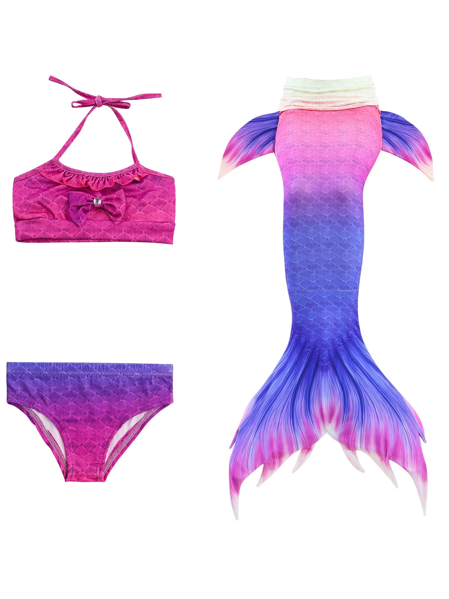 walmart girls mermaid bathing suit
