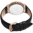 thumbnail image 2 of Men's Ultra-Thin Swiss Quartz Leather Black Strap Watch, 2 of 5
