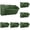Army Green 6PCS, variant on Vertical Wall Mounted Planter Pot Hanging Flowerpot Window Box With Hole For Garden Patio Yard (Green)