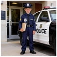 thumbnail image 6 of Marendyee Police Costume For Kids Cop Uniform Pretend Play for Boys With Hat & Accessories Dress Up Career Day Halloween Toddler 6T 5-6Yreas, 6 of 7