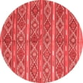 thumbnail image 1 of Ahgly Company Indoor Round Oriental Red Traditional Area Rugs, 8' Round, 1 of 4