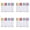 Multicolor*4, variant on 12-Color Dust-Free Liquid Chalk Markers, Water-Soluble Erasable Whiteboard Pens for Glass Boards & Acrylic, Vibrant Drawing Supplies for Classroom & Home Office, Multicolor, 12-Pack, By Harlik