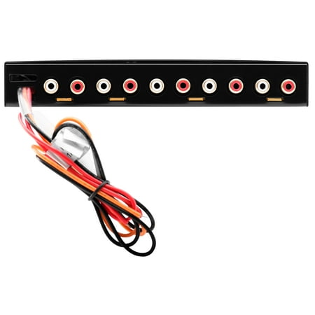BOSS Audio Systems AVA1210 Car Audio Equalizer 7 Band Pre-Amp With Gold-Plated Front/Rear and Subwoofer Outputs, DPS Processor