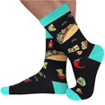 thumbnail image 4 of Women Men If You Can Read This Crew Socks Funny Tacos Sushi Popcorn Patterns Novelty Saying Letters Gifts Cotton Tube Stockings, 4 of 4