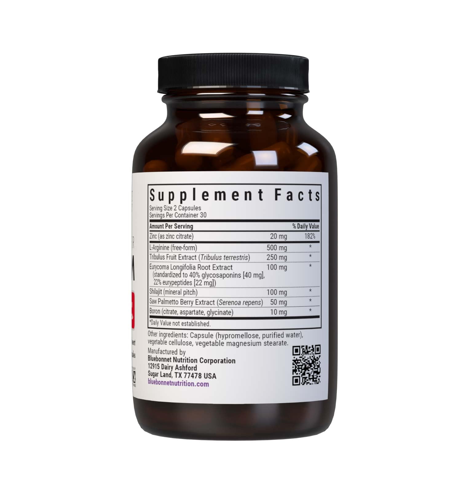 Bluebonnet Intimate Essentials for Him, Testosterone & Libido Boost* - 30 Servings