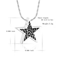 thumbnail image 2 of Star Cremation Pendant Small Urns for Ashes Keepsake Urn Necklace for Men Women Cat Dog Pet Memorial Necklace, 2 of 5
