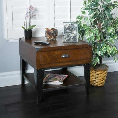 Dresden Dark Oak Ash Veener Side Table