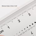 thumbnail image 4 of 2uds Película Flexible Regla 8 Pulgadas 0,5mm Escala PET Plástico Cubierto Plegable Recta Regla Calibración Suave Regla Medición Herramienta para Fábrica, Transparente, 4 of 6