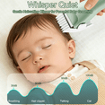 thumbnail image 5 of Baby Hair Clippers, Professional Quiet Hair Trimmer for Kids and Toddler, Waterproof & Rechargeable Cordless Hair Cutting Machine for Children, with LCD Display, 5 of 8