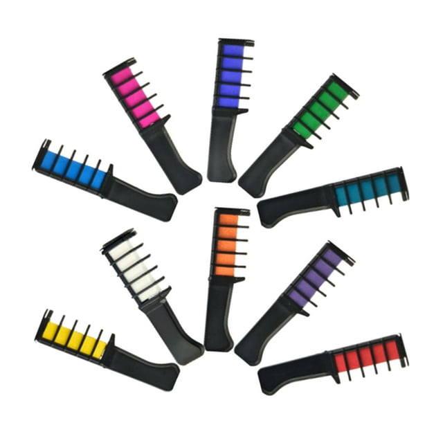 Peine de tiza para el cabello Zulema 10 colores