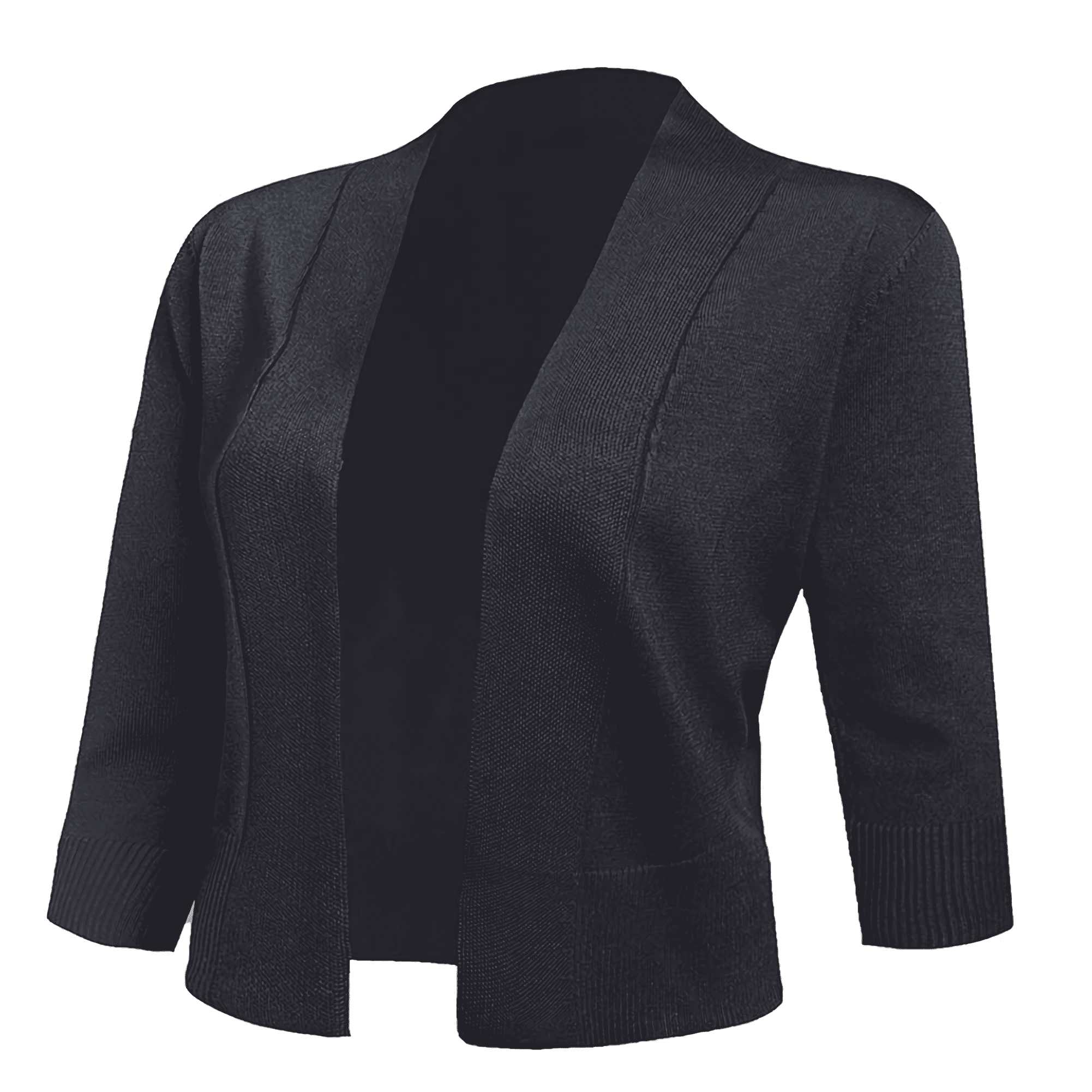 a.Jesdani Womens Cropped Cardigans Sweaters 3/4 Sleeve Open Front Short Shrugs S-XXL
