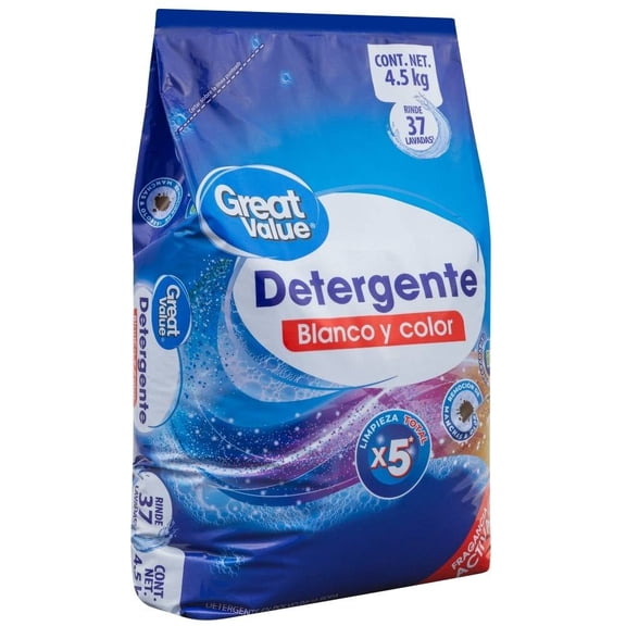 Detergente en polvo Great Value 4.5 kg