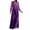 Dark Purple, variant on Jumpsuits for Women Sequin Wide Leg Deep V Neck Dressy Jumpsuits Long Sleeve Belted Waist Evening One Piece Summer Rompers Gold L