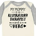 thumbnail image 4 of Inktastic My Mommy is a Respiratory Therapist and a Hero Boys or Girls Long Sleeve Baby Bodysuit, 4 of 5