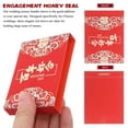 thumbnail image 3 of OULII 6-Pack Wedding Money Envelope Covers with Elegant Chinese Traditional Design and Unique Decorative Elements, 3 of 6