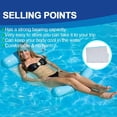 thumbnail image 2 of Inflatable Swimming Bed, Water Hammock 4-In-1 Lounge Chair Pool Lounge Air Mattress Pool Inflatable Hammock Pool, 2 of 6