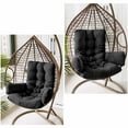thumbnail image 5 of kkbbma under $5 Hanging Chair Cushion, Thickened Oval Swing Chair Cushion,Indoor Outdoor Hanging Chair Pad,50x125cm Basket Seat Cushion,Removable Washable Hammock Cushion, 5 of 9