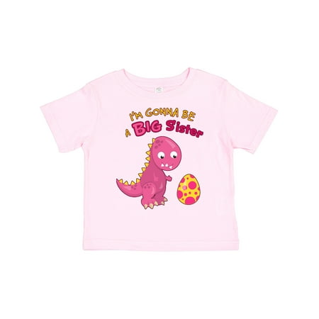 

Inktastic Dinosaur Future Big Sister Gift Toddler Toddler Girl T-Shirt