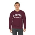 thumbnail image 4 of Coffee Weather Sweatshirt, Coffee Lover Gifts, Cozy Winter Sweatshirt, 4 of 5
