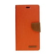 thumbnail image 1 of TopSave Goospery Canvas Diary Case For Iphone 12 Mini, Orange, 1 of 3