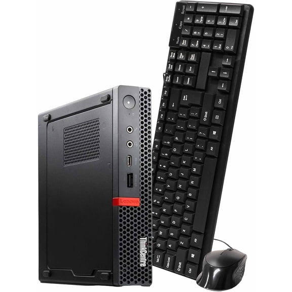 Restored Lenovo ThinkCentre M720Q Windows 11 Pro Micro PC | Intel Core i5-8400T, 32 GB DDR4, 1 TB NVMe SSD, WiFi & Bluetooth, Keyboard & Mouse | TV, Home, or Office Computer (Refurbished)