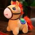 thumbnail image 2 of 4PCS Stuffed Plush Horse Doll Companion Doll for Chinese New Year Home Decoration and Festival Shelf Desk Display, 2 of 9