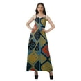 thumbnail image 1 of Moomaya Sleeveless Womens Cocktail Dresses Printed Rayon Plus Size Dress, 1 of 6