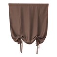 thumbnail image 1 of Cortinas opacas Giyblacko, 1 pieza, cortina romana beige, cortinas con lazo para habitación infantil, ventanas pequeñas, cortinas térmicas aislantes para baño, cocina, con bolsillo para barra (76 x, 1 of 5