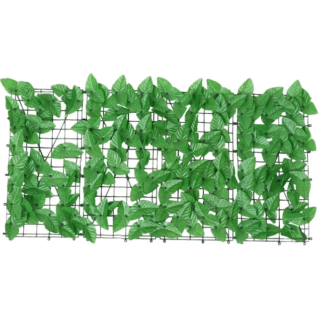 1pc Simulation Fence Leaf Guardrail Decorative Fence for Garden Ornament