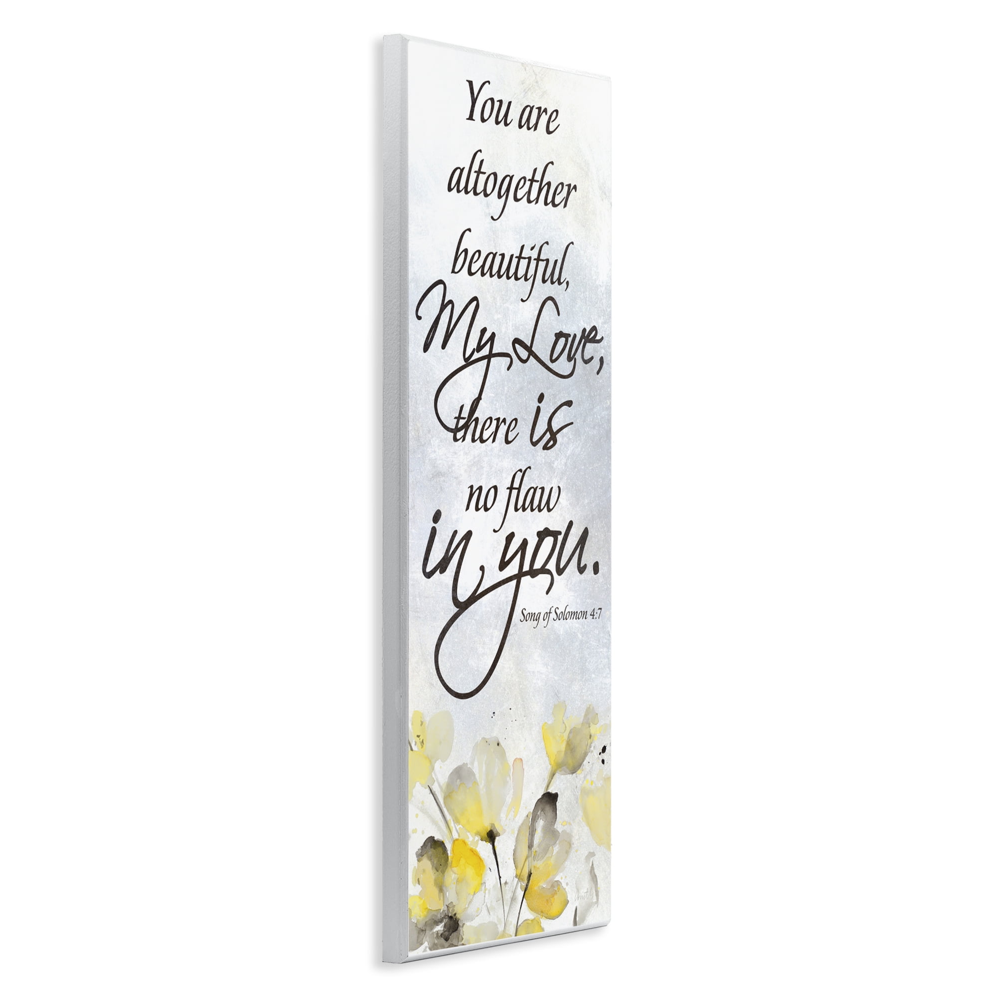Stupell Industries There Is No Flaw In You Wall Plaque Art, design by Lanie Loreth