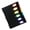 Black Khaki, variant on 6 Pockets Expandable Document Folder Letter Size File Organiser with Removable Pages Colorful Numbered Label Window