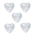 thumbnail image 3 of 5 bolas de adorno rellenables en forma de corazón, bolas artesanales DIY, bolas colgantes de Navidad para fiesta de , decoración de regalos del , M M, 3 of 8