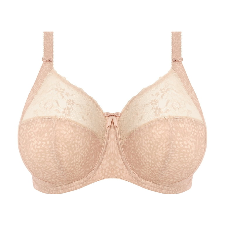 Elomi Morgan Stretch Lace Banded Underwire Bra (4110),38J,Cameo Rose 
