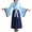 Blue, variant on Hanfu Dresses for Boys Girls Chinese Style Wide Sleeves Tai Chi Uniform Performance for Kid Red 5-6 Y
