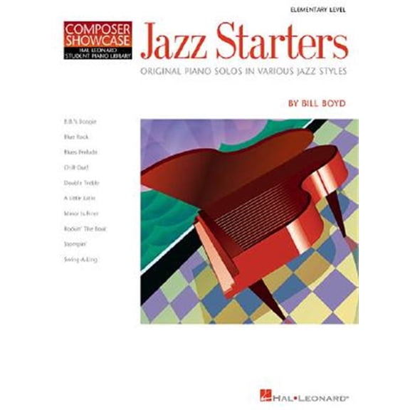 Pre-Owned Composer Showcase Bill Boyd Jazz Starters Pf: Elementary Level Composer Showcase (Hal Leonard Student Piano Library (Songbooks)) Paperback