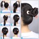 thumbnail image 4 of 4 piezas de horquilla en forma de U estilo francés pinzas para el cabello en forma de U (rojo, rosa caqui, carey, carey blanco) TUNC Sencillez, 4 of 5