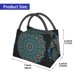 thumbnail image 2 of Fotbe Mandala Bolsa Térmica Portátil con Estampado, Bolsa de Entrega de Alimentos Aislada, Bolsa Reutilizable de Gran Capacidad para Comidas y Supermercado, 2 of 6
