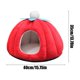thumbnail image 3 of Cama para mascotas con forma de calabaza de otoño y color rojo navideño, cama para gatos Pet Villa, cama para perros, cama para perros extraíble y lavable, cama cálida para gatos para el Akmoler, 3 of 6