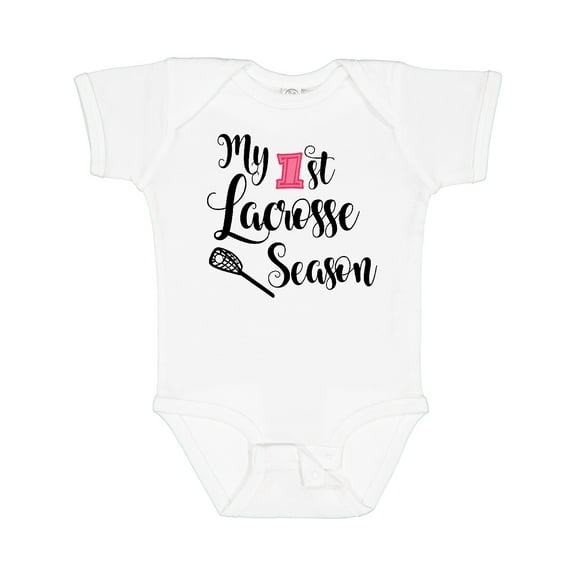 Inktastic My 1st Lacrosse Season Girls Baby Bodysuit